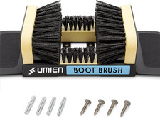   Boot Scraper Outdoor Shoe Brush with Flaps - Cleaning Heavy-Duty Shoe Cleaner