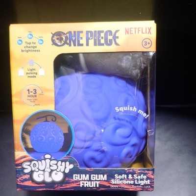 Paladone Squishy Glo Gum Gum Fruit Silicone Night Light One Piece Blue