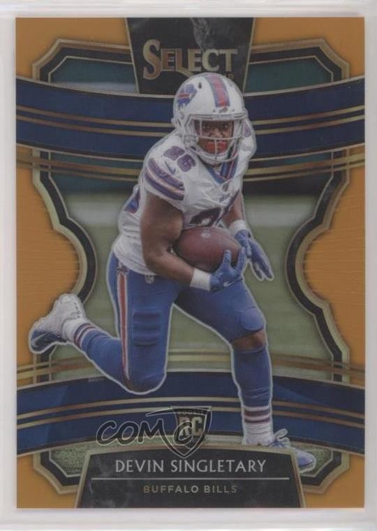 2019 Panini Select Concourse Orange Prizm /49 Devin Singletary #26 Rookie RC