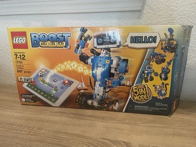 LEGO BOOST #17101 Creative Toolbox 5-in-1 Set-100% COMPLETE ROBOT/CAT/GUITAR/ETC