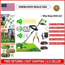 21V Battery-Powered String Trimmer - Adjustable, Lightweight Lawn Tool