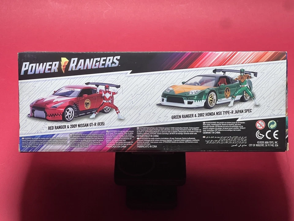 Green Power Rangers 2002 Honda NSX Type-R Japón coche diecast figura 1:24 - NUEVO Foto 2 de 4