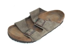 Birkenstock Arizona Suede Leather Sandals EU 37 L6 SOFT FOOT BED Reg/Wide