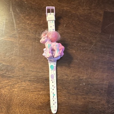 Hasbro My Little Pony Digital Wristwatch Quartz Purple Pink White Resin 1990
