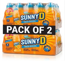  2 PACK SUNNYD Tangy Original Orange Juice Drink, 30 Count, 11.3 fl oz.