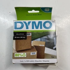 DYMO 30336 LW Multi-Purpose Labels 1" x 2-1/8" – 500 Count – New in Box