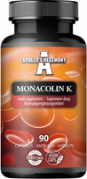 Apollo's Hegemony Monacolin K 90 Kapseln | Rotreis-Extrakt | Vegan