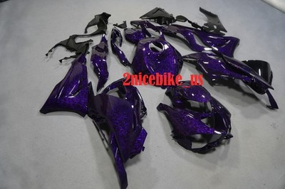 Purple Forged Carbon Fiber Fairing Kit For Kawasaki Ninja ZX6R