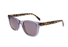 New Success Sun 12- Crystal Smoke Sunglasses with Grey Lenses