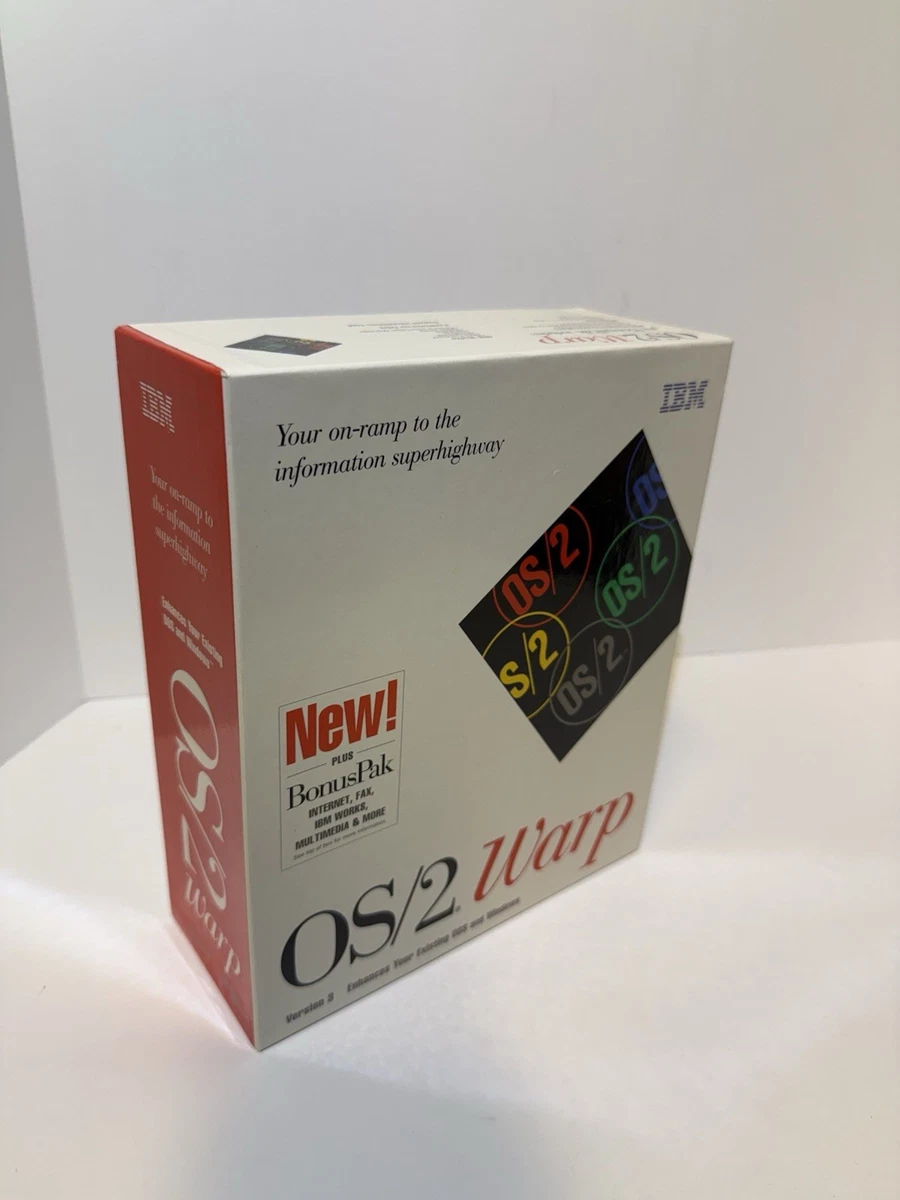 未開封・希少】IBM OS/2 日本語版 J2.11 シュリンク付 PC周辺機器 【未