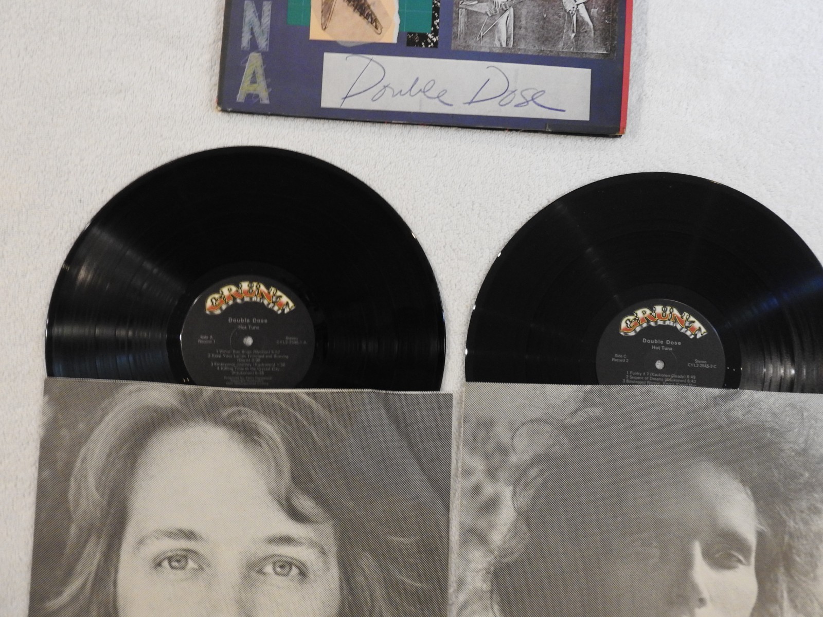 Hot Tuna "Double Dose" Pristine NEVER PLAYED 1978 2 Vinyl Set! See Photos!