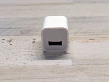 Genuine Apple A1265 5W USB Wall Charger Power Adapter US Plug White OEM