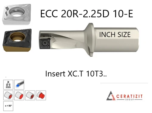CERATIZIT ECOCUT Multi-function tools ECC 20R-2.25D 10-E Inch size NEW 1 pcs.