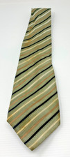 Geoffrey Beene Multicolor Striped Handmade Tie 100 Silk
