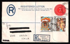 1980 The Bahamas, Registered Cover from Freeport to Parma (Italy)