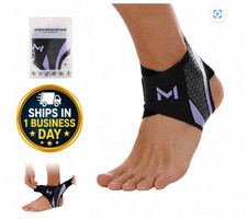 Adjustable Lace up Ankle Brace for Sprained, Plantar Fasciitis  Tendonitis