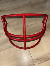 Vintage Schutt Metal Football Face Mask Red Jr Pro FIF Deadstock USA Made