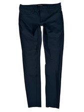 Liverpool Dark Green Flat Front Mid-Rise Slim Ankle Pants Women's Size 6/28