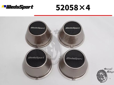 WedsSport Original Nabenkappen 4 Stück Set TC105N TC105X Kappe PCD100 52058 Weds
