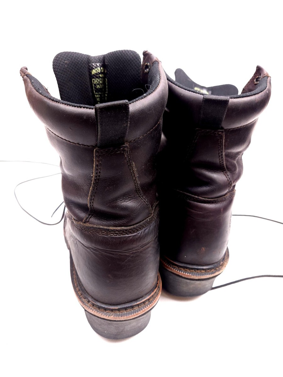 Red Wing Irish Setter 83808 Logger Steel Toe Work Boots Waterproof Mens 10 D Red Wing Irish Setter 83808 Logger Steel Toe Work Boots  main image 2