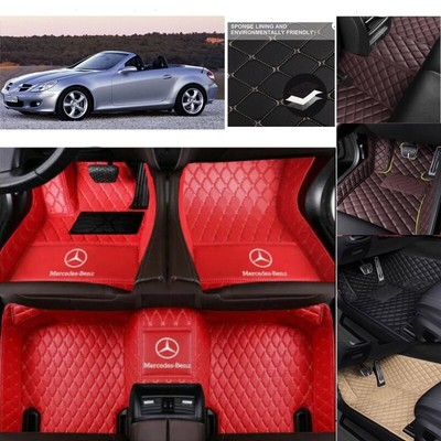 Für Mercedes-Benz SL SLC SLK SLS Fußmatten Automatten Teppiche Bj.1990-2025