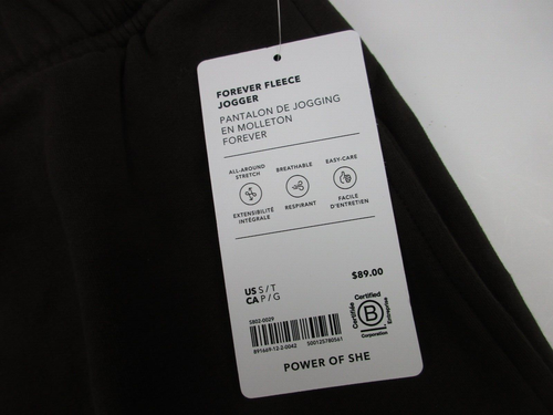 Womens Small Tall Athleta Forever Fleece Jogger brown NWT - Picture 3 of 6