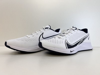 Nike Vapor‎ Edge Turf Football Shoe White Black Size 12.5 CV6353-102 Nike Vapor Edge Turf White Navy Football Shoes CV6353-102  main image 2