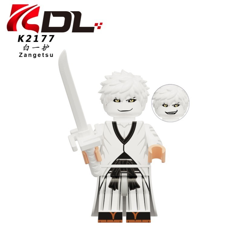 2 inch Custom Bleach Zangetsu Minifigure with Sword. New/Mint | eBay