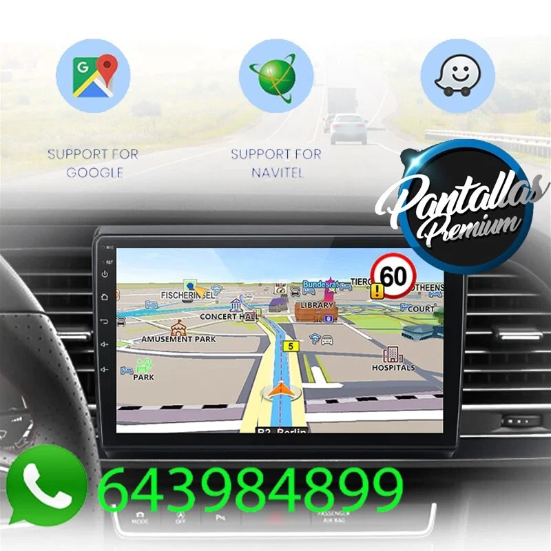 Radio Pantalla Android GPS USB CARPLAY BT RDS WIFI para Seat Leon 3 MK3 2012-20 - Imagen 4 de 4