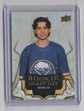 2023-24 Upper Deck Black Diamond Exquisite Collection Rookie Draft Day Gold