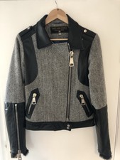 Holland Cooper Tweed And Leather Coat 10