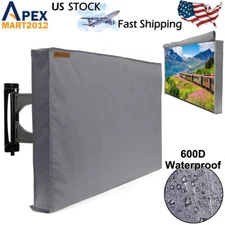30"-65" Outdoor TV Cover Waterproof 600D Flat Screen Protector Weatherproof
