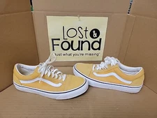 Vans Unisex Off The Wall 751505 Yellow Gold Shoes Sneakers Size M 8.5 W 10