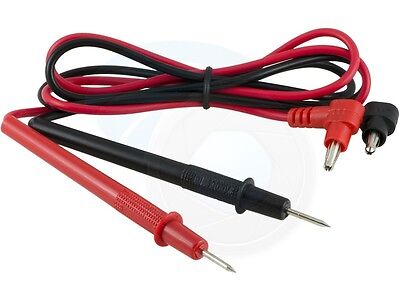 Right Angle to Straight Anti-Slip Banana Plug Test Cable Banana Test Line Banana Lead 1000V 15A for Multimeter Testing Instrument