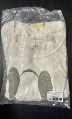 Travis Scott Cactus Jack Kaws For Fragment Tee Aged Yellow 2X-Large - Sealed