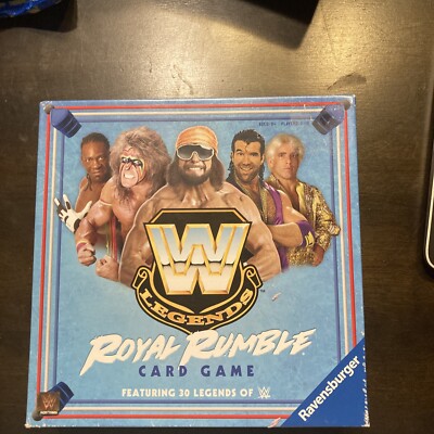 WWE Wrestling Legends Royal Rumble Card Game Board Game Featuring 30 Legends