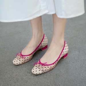 block heel ballet shoes