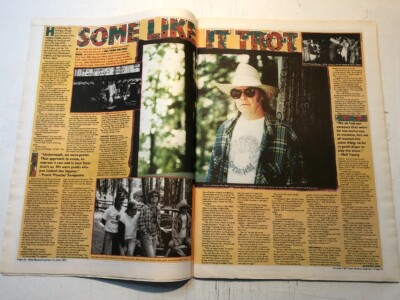 NEIL YOUNG 'some like it trot' 1997 3 page  UK Article/Clipping