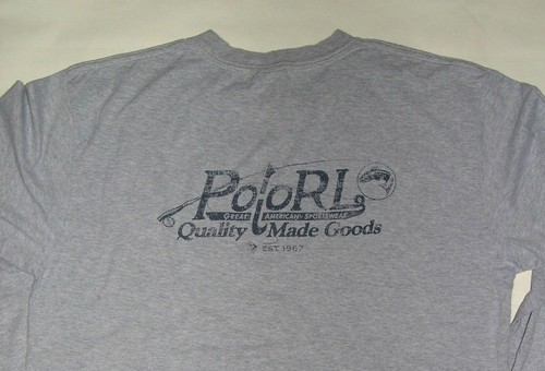 BOYS POLO RALPH LAUREN LOGO SHIRT sz L 16 / 18 LONG SLEEVE TOP LARGE GRAY