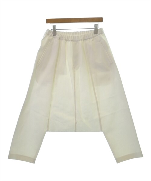 BLACK COMME des GARCONS Cropped Pants White S 2200418399132