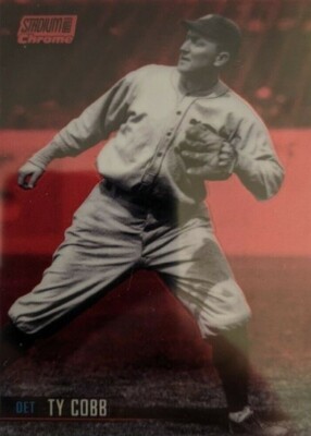 2021 Topps Stadium Club Baseball Red /5 Ty Cobb #236