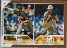 2023 Topps Update Nick Duron Tom Cosgrove Rookie Combos 0782/2023 Gold #US288