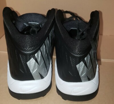 NIKE ZOOM CODE ELITE 3/4 SHARK RUBBER CLEATS FOOTBALL BLACK MEN\'S SIZE 12.5 NWOB NIKE ZOOM CODE ELITE 3/4 SHARK RUBBER CLEATS FOOTBALL BLACK  main image 4