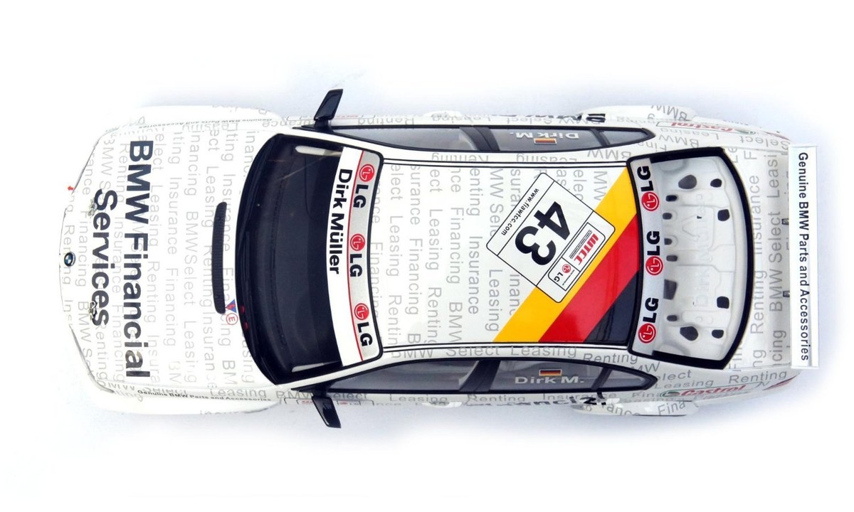 2005 BMW 320I (E46) WTCC D. MULLER #43 AUTOart 80543 1:18