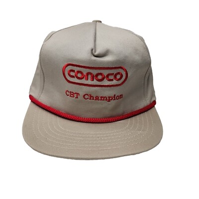 Conoco CBT Champion Leather Strapback Made In USA