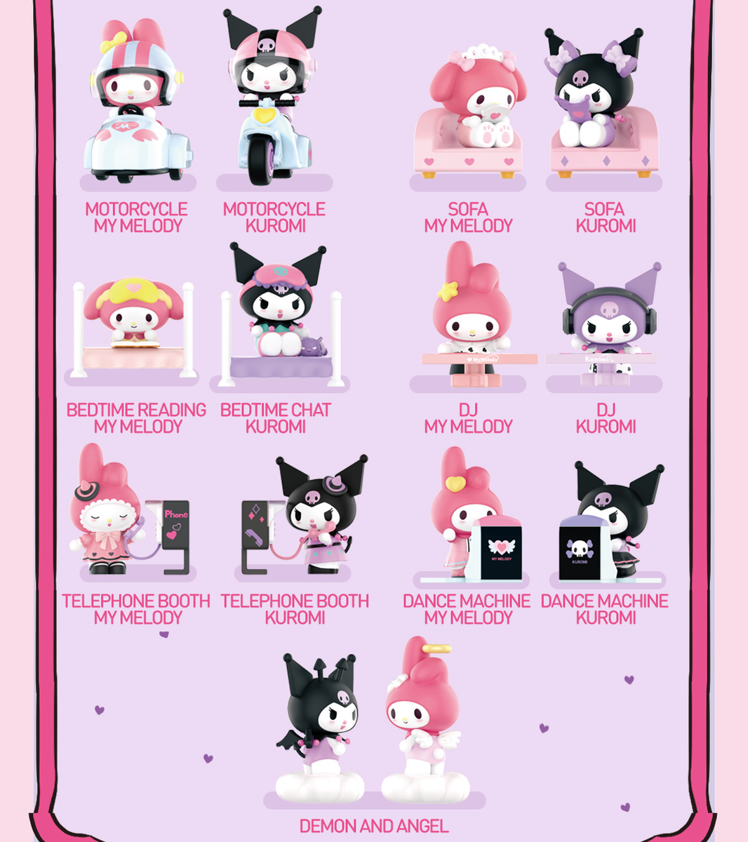 POP MART Sanrio Characters Sweet Besties Series Confirmed POP MART Sanrio Characters Sweet Besties Series Confirmed