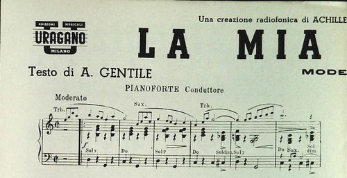 QUANDO CANTA L'USIGNOLO - LA MIA STRADA - SPARTITO-SHEET MUSIC - 第 3/3 張圖片