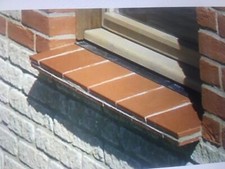 NEW, RED &nbsp;CLAY WINDOW CILL TILES, 20 No, MORE AVAIL SEE DETAILS