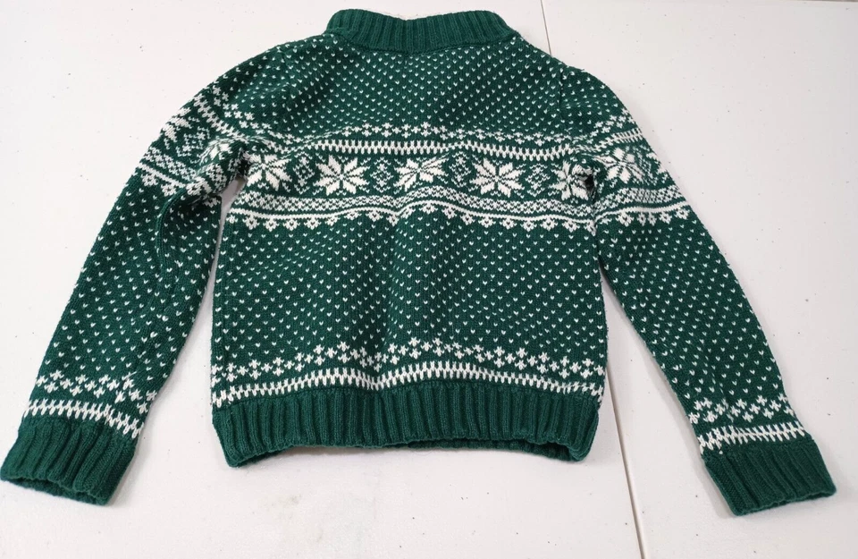 Suéter Tahari Chal Cuello Isla Justa 1/4 Cremallera Unisex Niño/Niña Talla 2T Foto 2 de 4