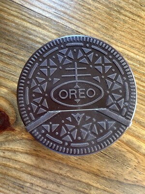 Vintage Oreo Cookie Container ~ Plastic Holder w/Flip Open Lid